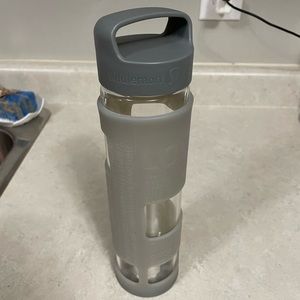 Lulu Lemon glass water bottle